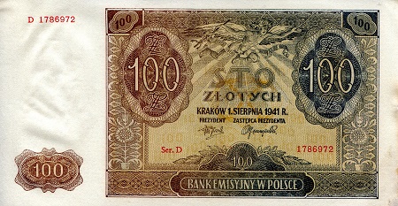 Poland 100 Zlotych Pick Number: 103 XF/VF (see large scan) Banknote