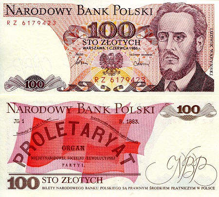 Poland 100 Zlotych Pick Number: 143f aUNC Banknote