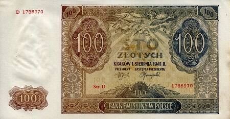 Poland 100 Zlotych Pick Number: 103 VF (See large scan) Banknote
