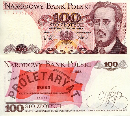 Poland 100 Zlotych Pick Number: 143f UNC Banknote