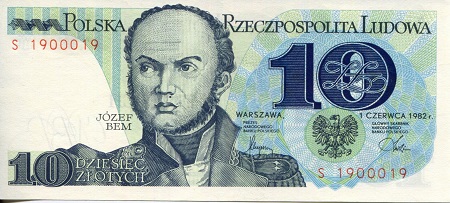 Poland 10 Zlotych Pick Number: 148 UNC Banknote