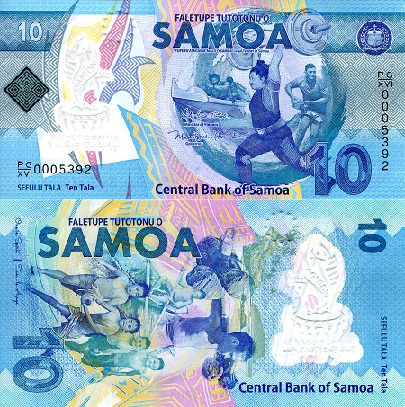 1967 Western Samoa One Tala ND W/o Letter PREFIX Pick-16d GEM UNC PMG 66 EPQ - Foto 2