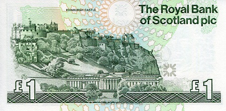 Scotland 1 Pound UNC pick #: 351a