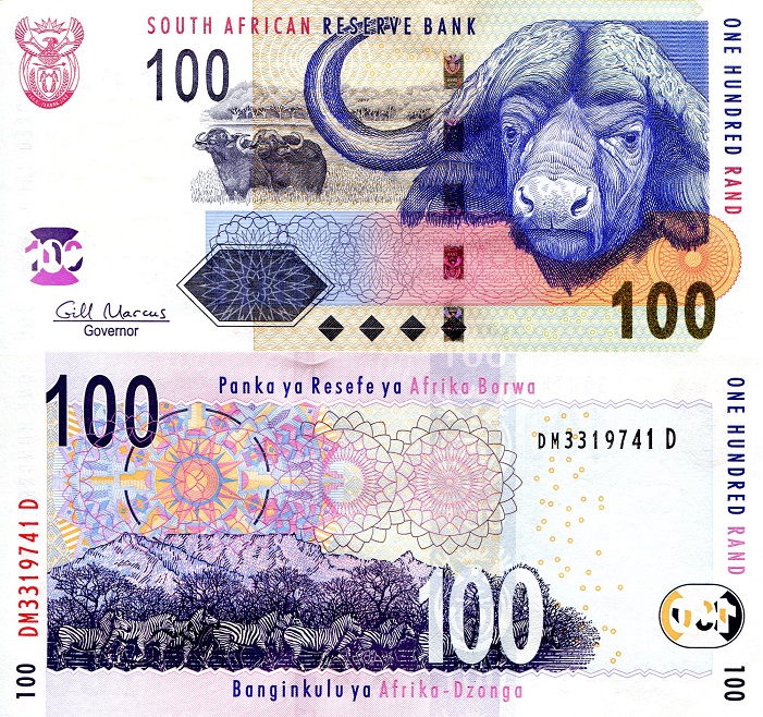 South Africa 100 Rand Pick Number: 131b UNC Banknote