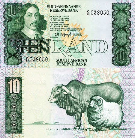 South Africa 10 Rand Pick Number: 120a UNC Banknote