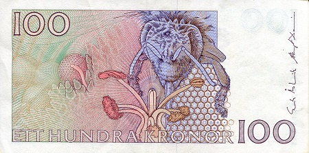 Sweden 100 Kronor VF (see large scan) pick #: 57a