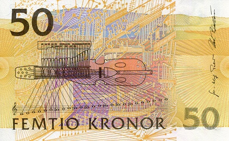Sweden 50 Kronor UNC pick #: 62a