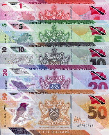 Trinidad and Tobago 1-50 Dollars Pick Number: New UNC Banknote