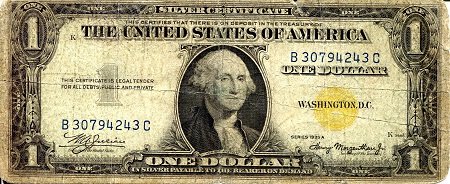 USA - Current Issues 1 Dollar Pick Number: 416 (?) VG/G (See large scan) Banknote