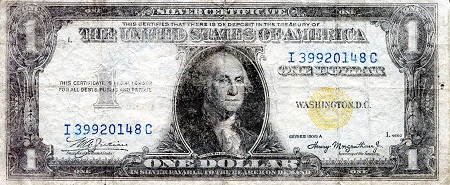 USA - Current Issues 1 Dollar Pick Number: 416 (?) VG (See large scan) Banknote