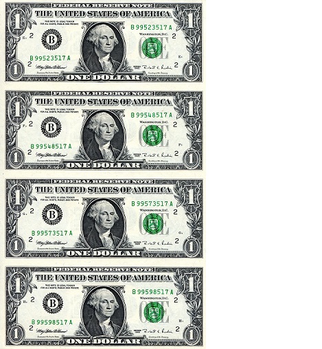 USA - Current Issues 1 Dollar Pick Number: UK UNC Banknote