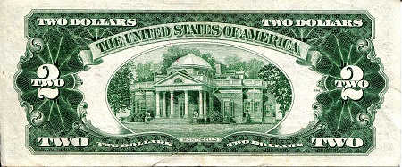USA - Current Issues 2 Dollars F (See large scan) pick #: 380a 