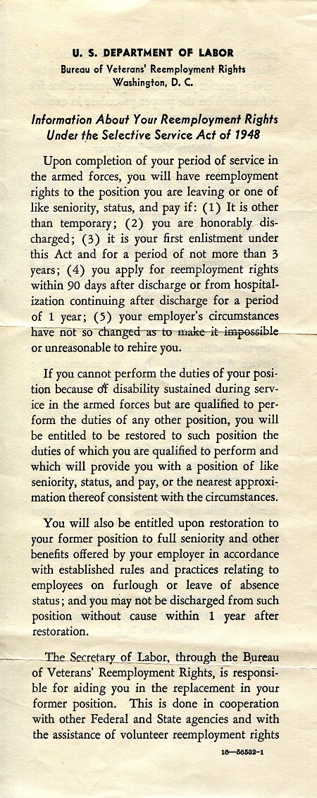 Induction (Draft notice) Letter