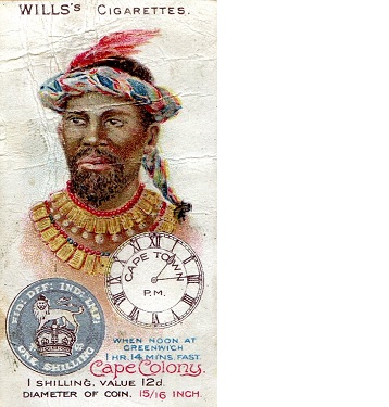 South Africa Wills Cigarette Card Fair to Poor