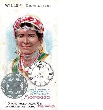 Morocco  Wills Cigarette Card Good to Fair
