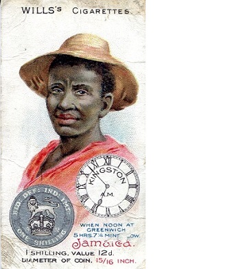 Jamaica  Wills Cigarette Card Fair/Poor (Foxing)