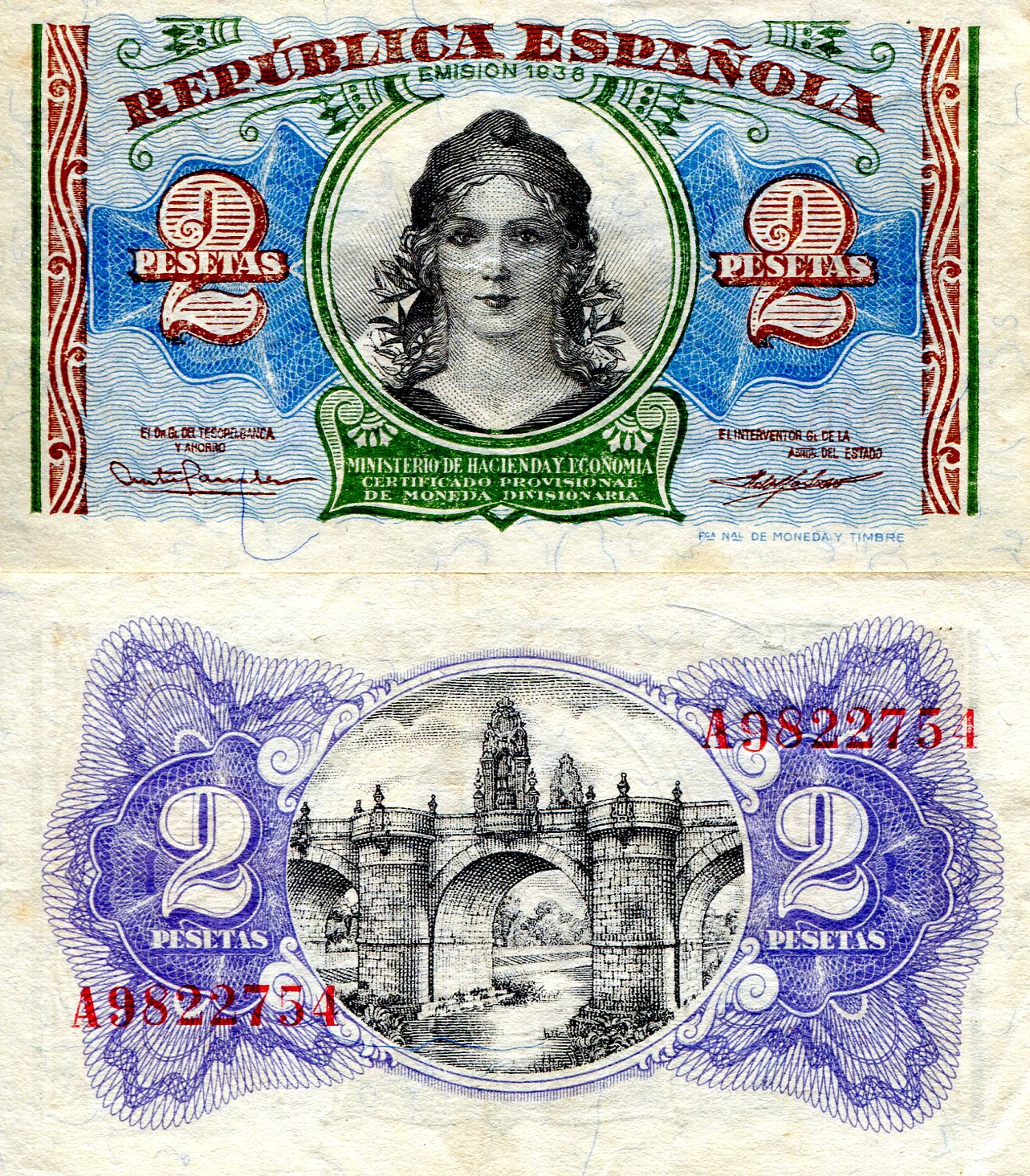 Spain 100 Pesetas VF pick #: 95