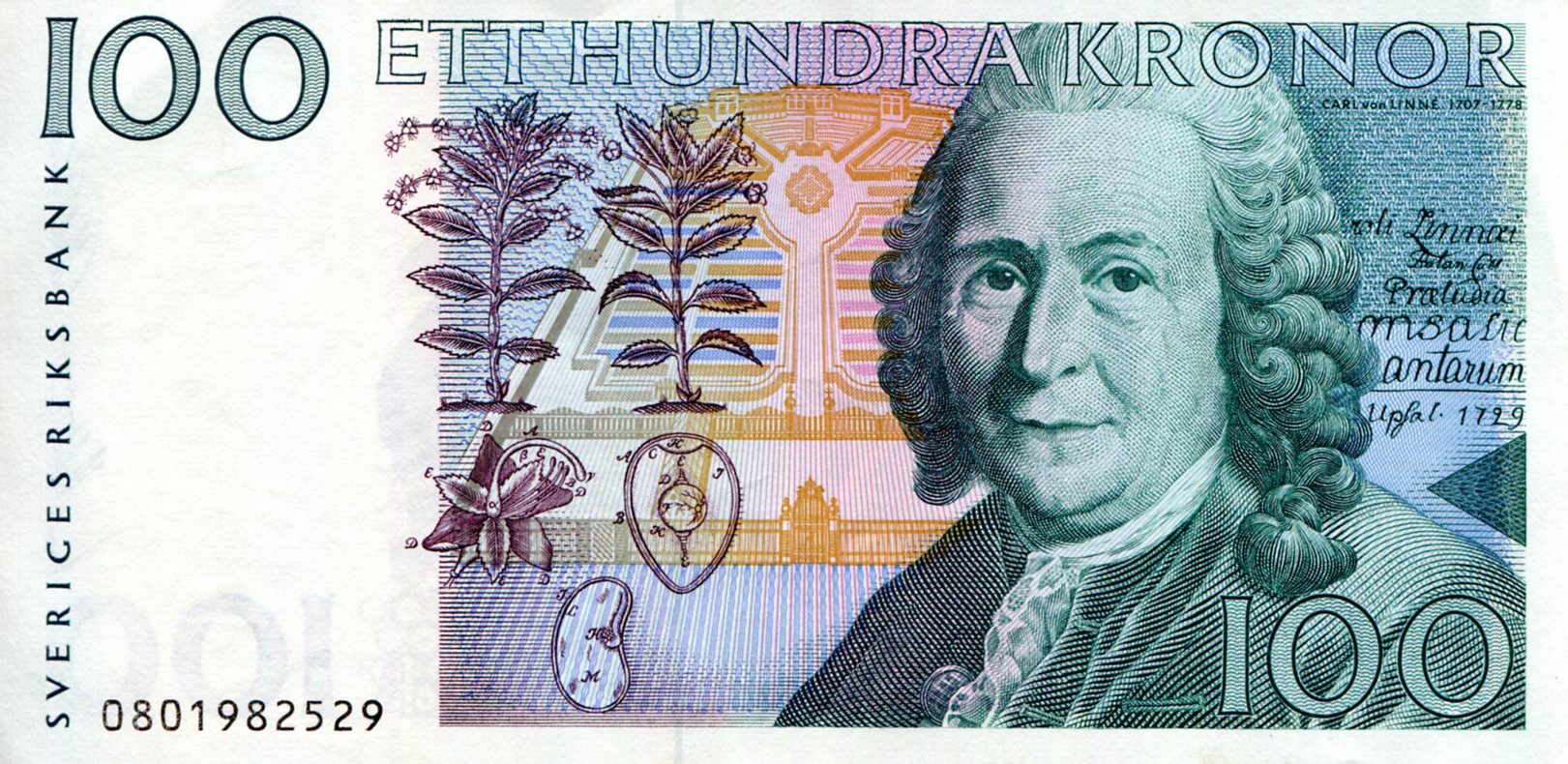 Sweden 100 Kronor aUNC (see large scan) pick #: 57b