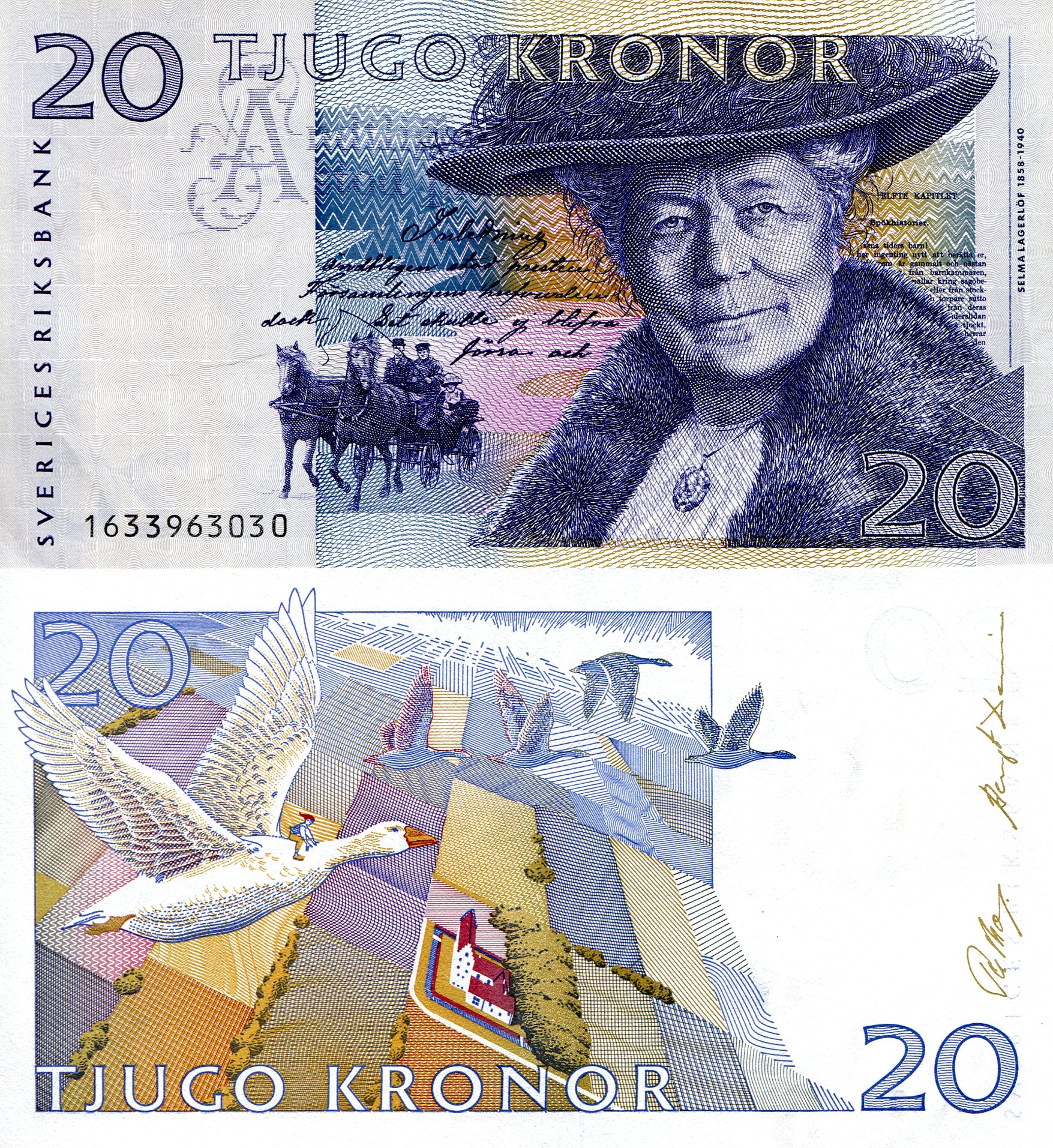 Sweden 20 Kronor UNC pick #: 61a
