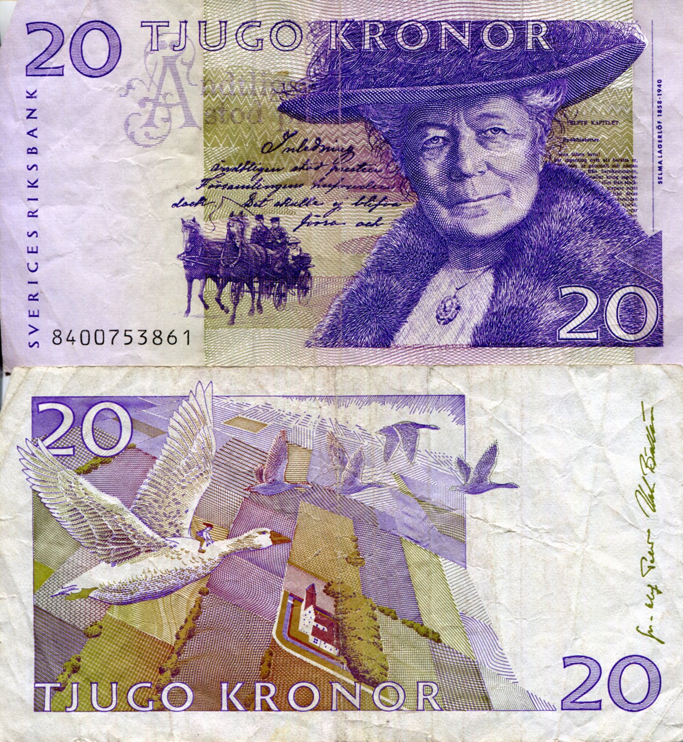 Sweden 20 Kronor VG (See large scan) pick #: 63a