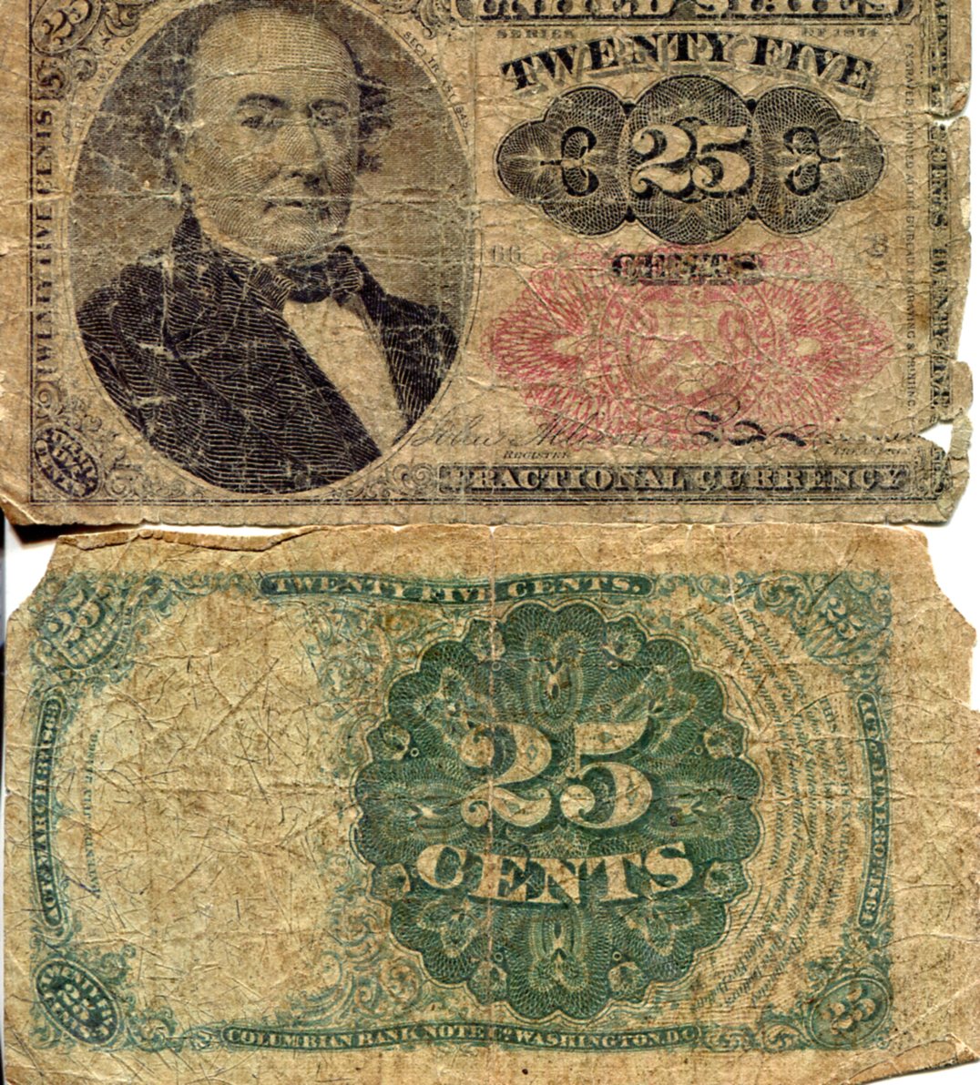 USA - Fractional Currency 50 Cents G/Poor (See large scan) pick #: 123b (I believe)